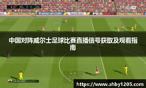 中国对阵威尔士足球比赛直播信号获取及观看指南